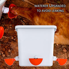 Hanging clips and hooks for easy installation of the feeder