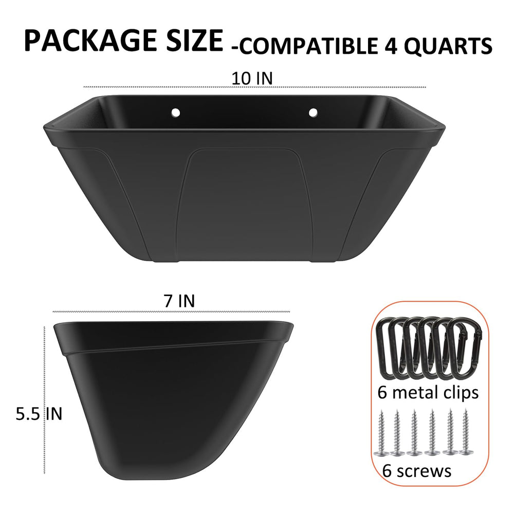 hanging feeder trough suitable for various farm animals