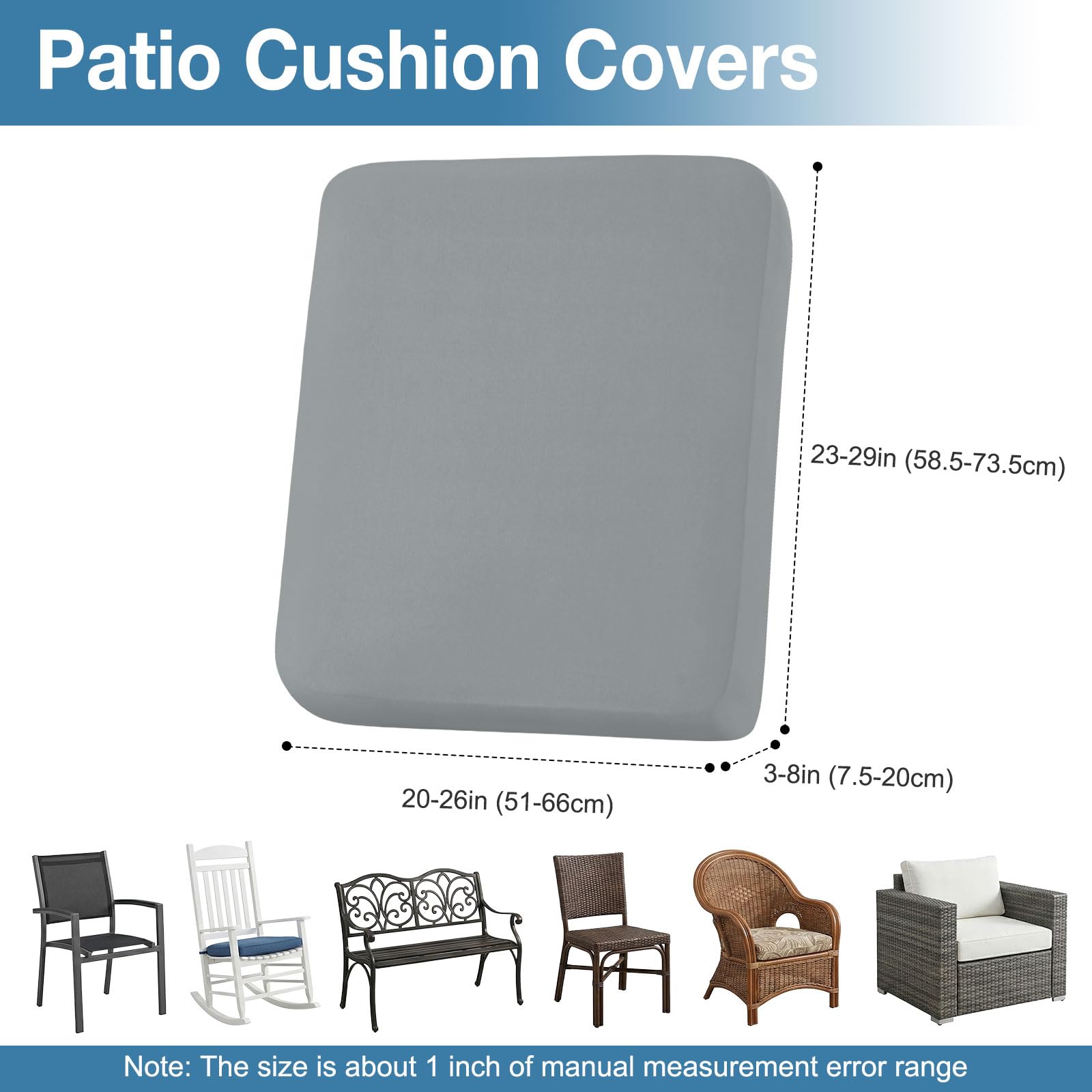 hanging hyha cushion covers in a garden setting