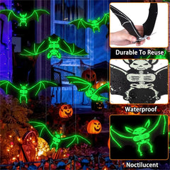 Hanging Vellibring bats on a tree for Halloween decoration
