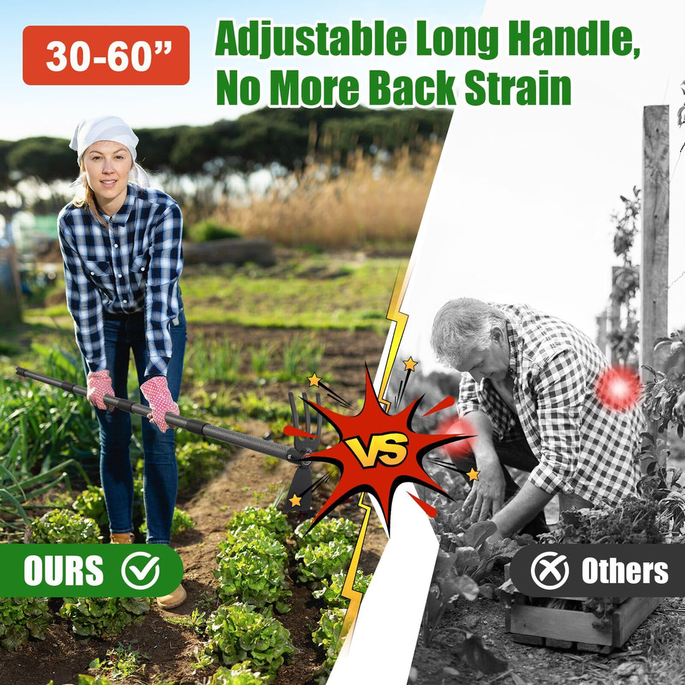 HANGMAICOME Garden Hoe assembled for use