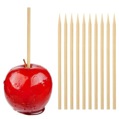 HANSGO 100PCS wooden candy apple sticks 7 inch pack