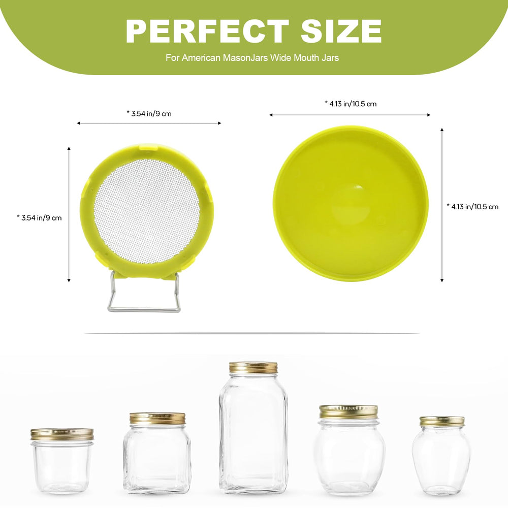 HANTUSWUS sprouting lid with mesh design and watering can