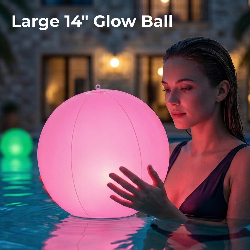 HAPIKAY solar floating lights in a garden pond