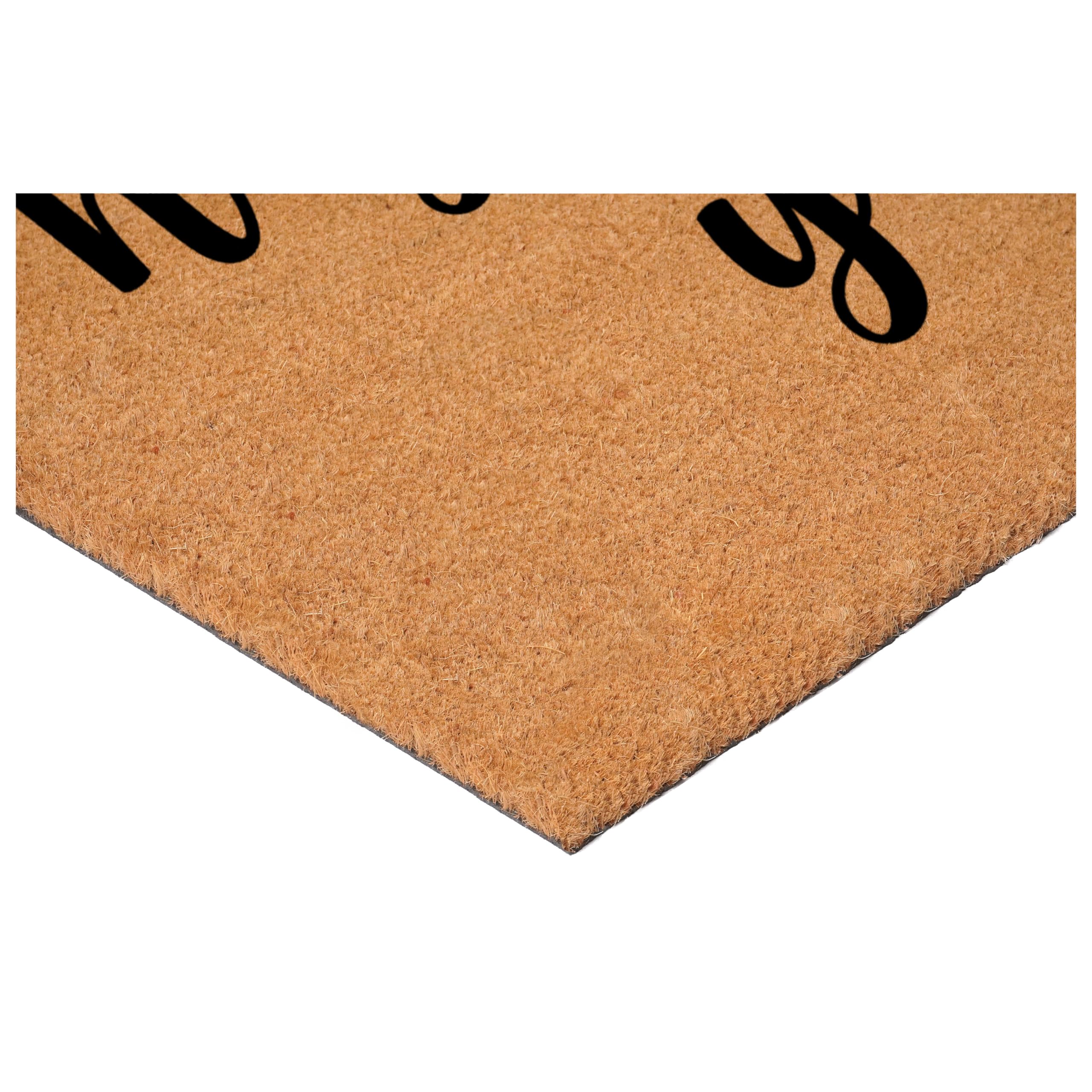 Happy Fall Yall design detail on Calloway Mills Doormat