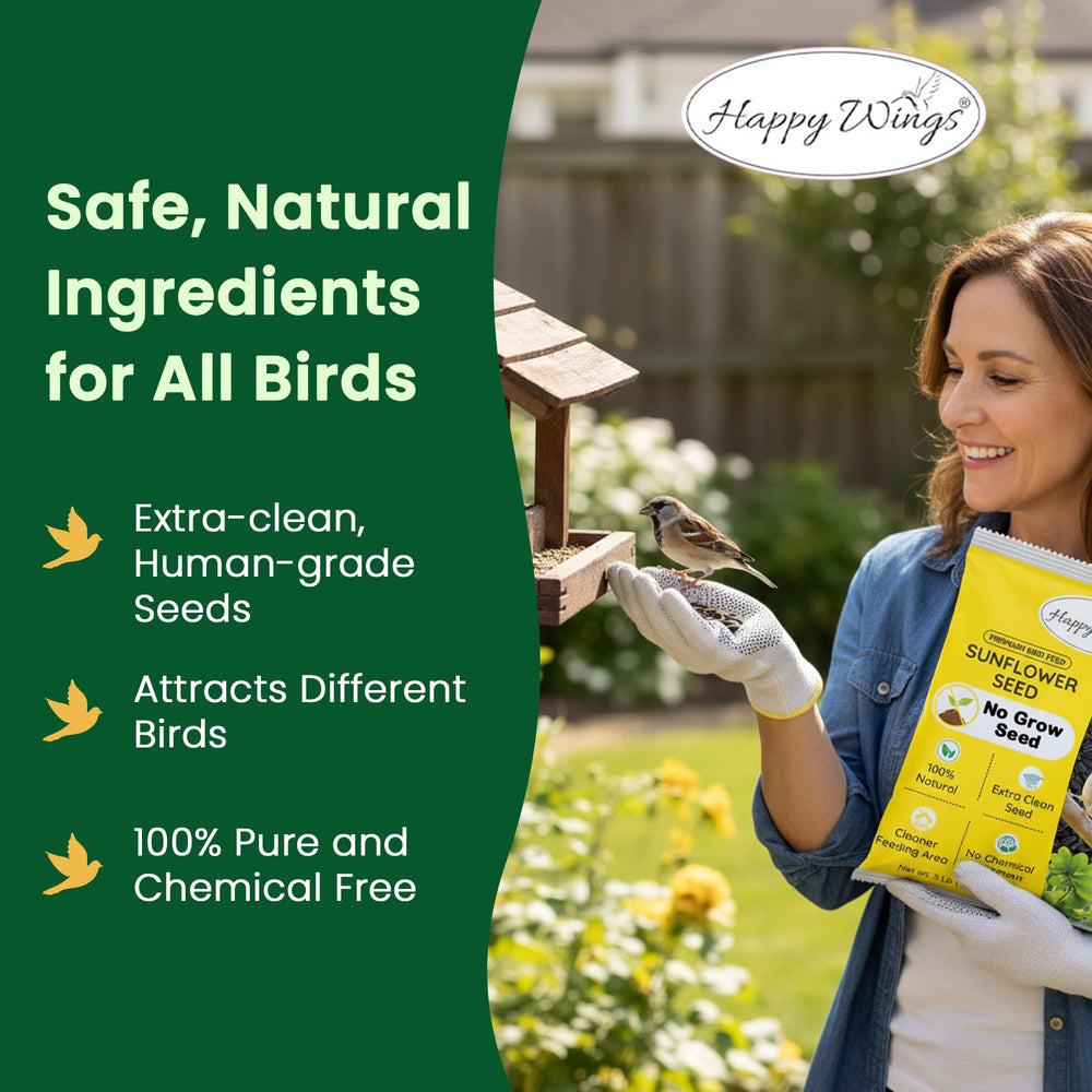Happy Wings Black Oil Sunflower Seeds nutritional information