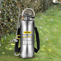 Happybuy 3 Gallon Stainless Steel Sprayer with adjustable nozzle