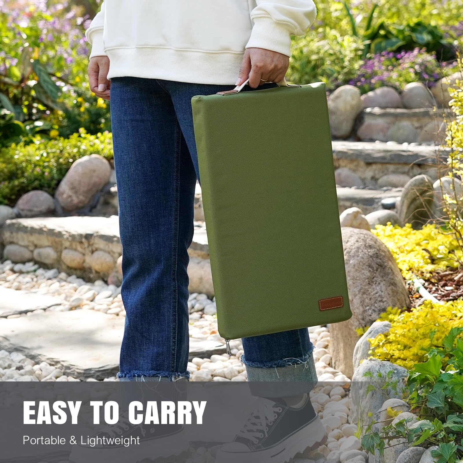 HappyPicnic Kneeling Pad in use during home repairs