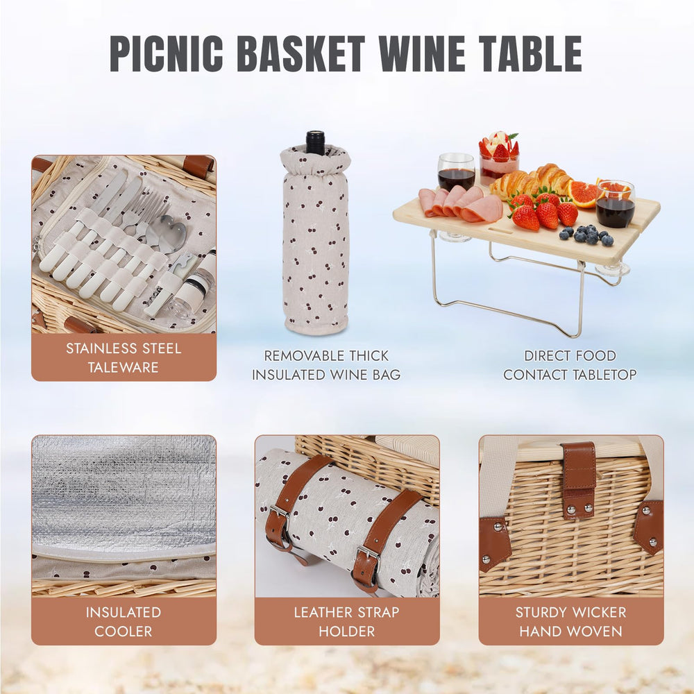 HappyPicnic tableware set including plates and cutlery