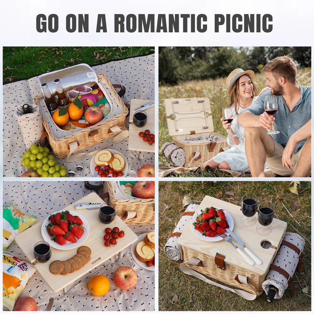 HappyPicnic waterproof picnic blanket displayed