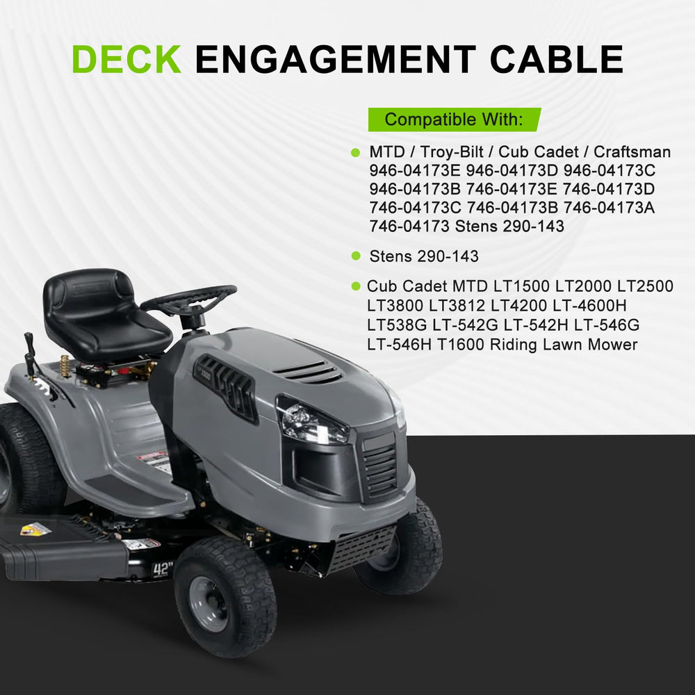 Harbot 946-04173E Deck Engagement Cable back view