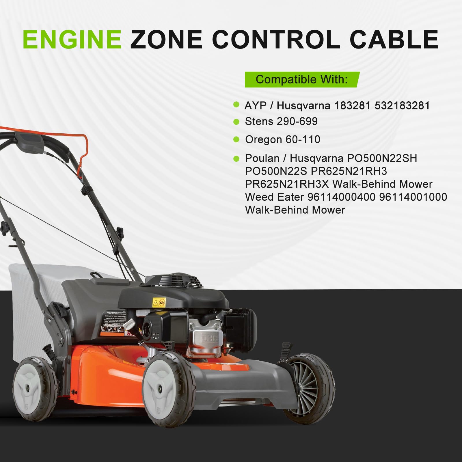 Harbot throttle cable length measurement