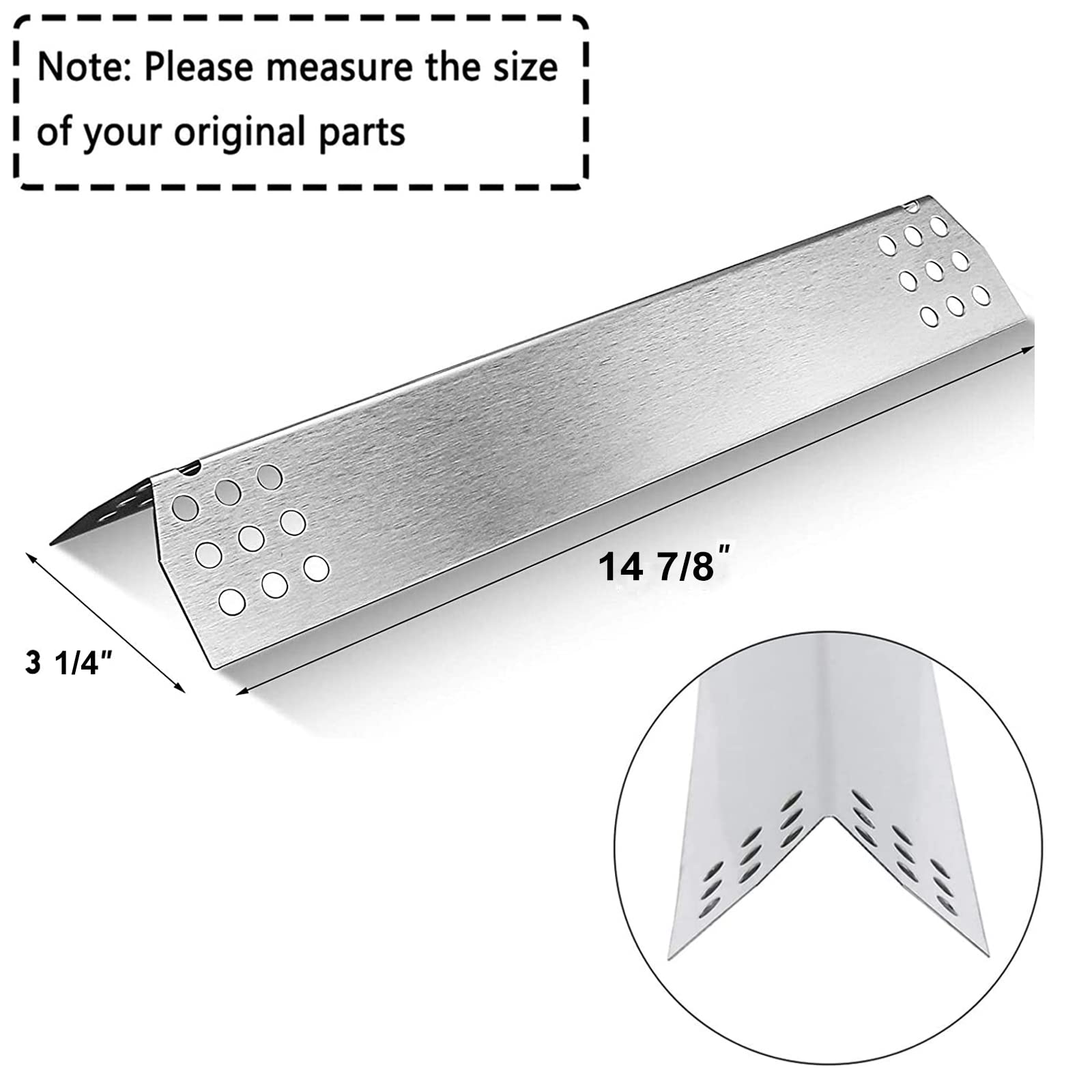 Hardware pack included in Hisencn grill burner kit