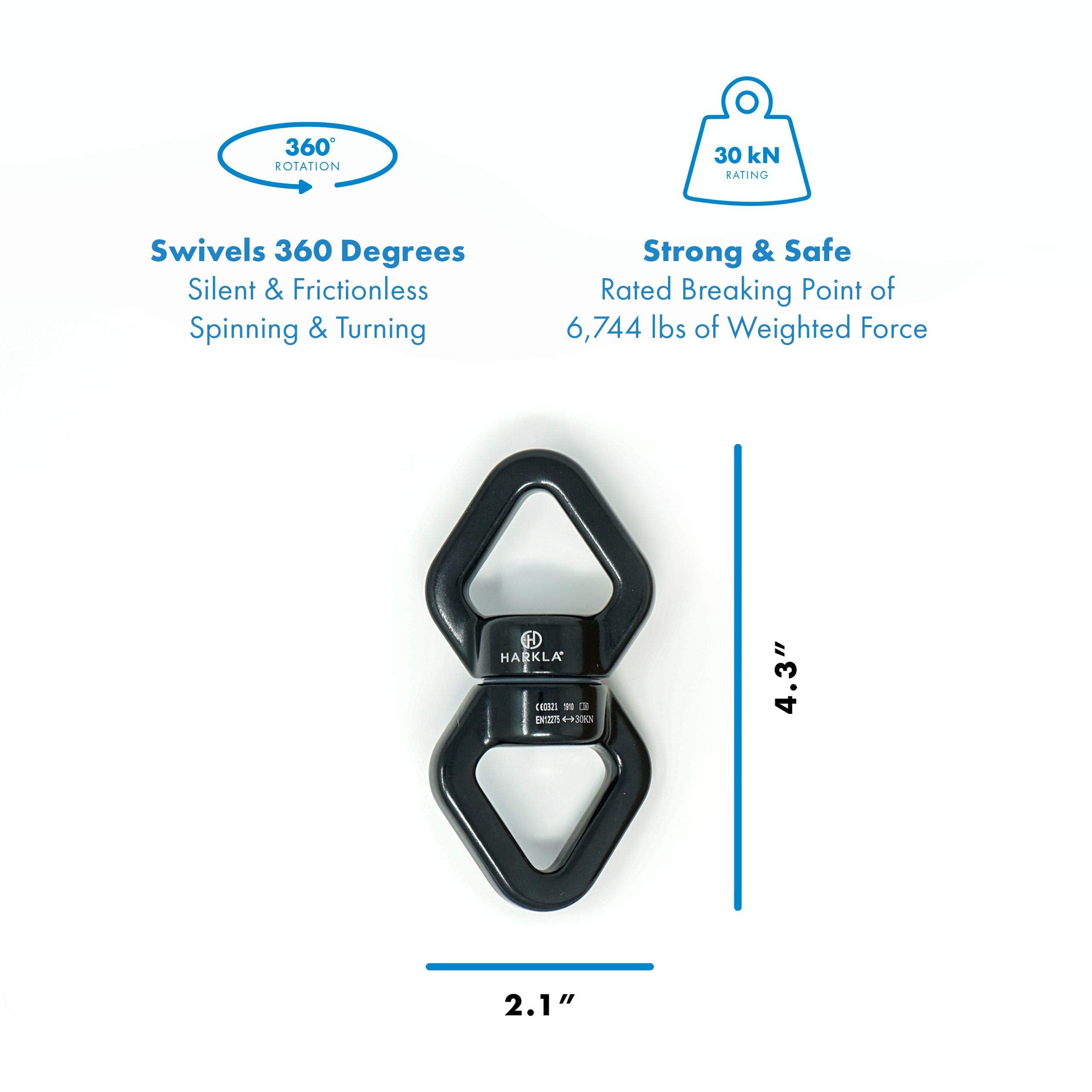 Harkla Sensory Swing detailed view of the nylon fabric
