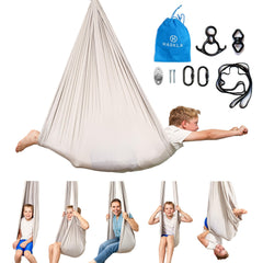 Harkla Sensory Swing gray model with 360° swivel