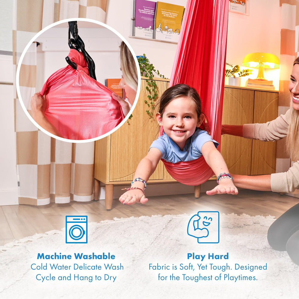 Harkla Sensory Swing with detailed product course materials