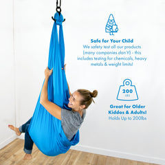 Harkla Sensory Swing with heavy-duty hardware for assembly