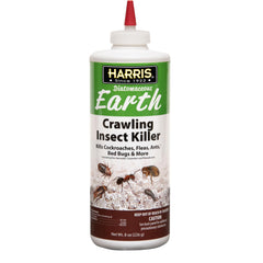 HARRIS 8 oz Diatomaceous Earth Crawling Insect Killer front view