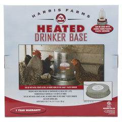 Harris Farms Heated Poultry Drinker Base top view