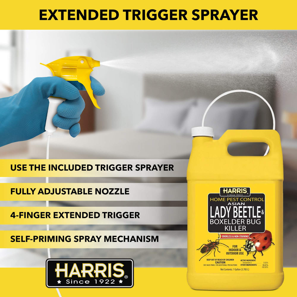 HARRIS Liquid Spray in use on garden area