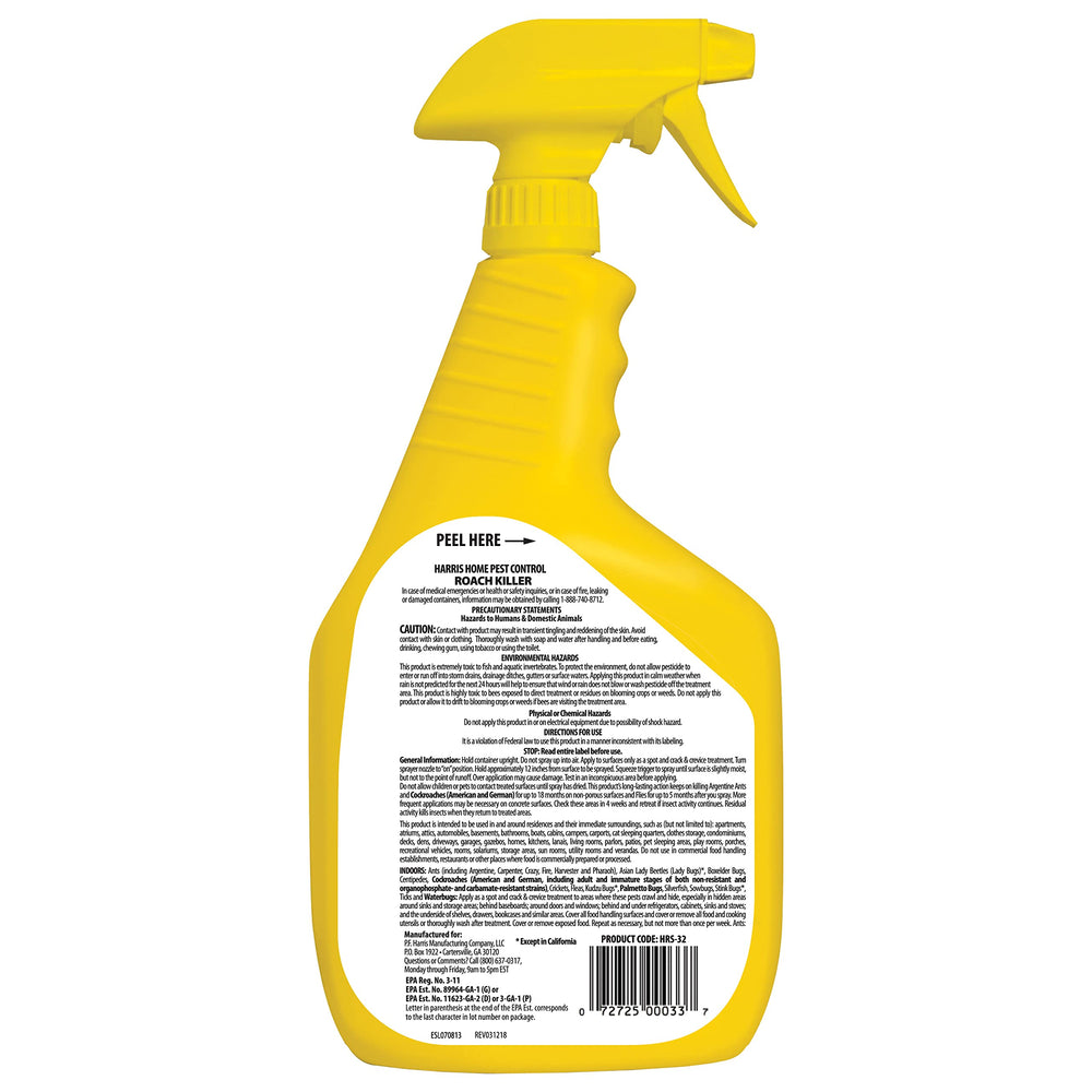 HARRIS Roach Killer liquid spray trigger sprayer close-up