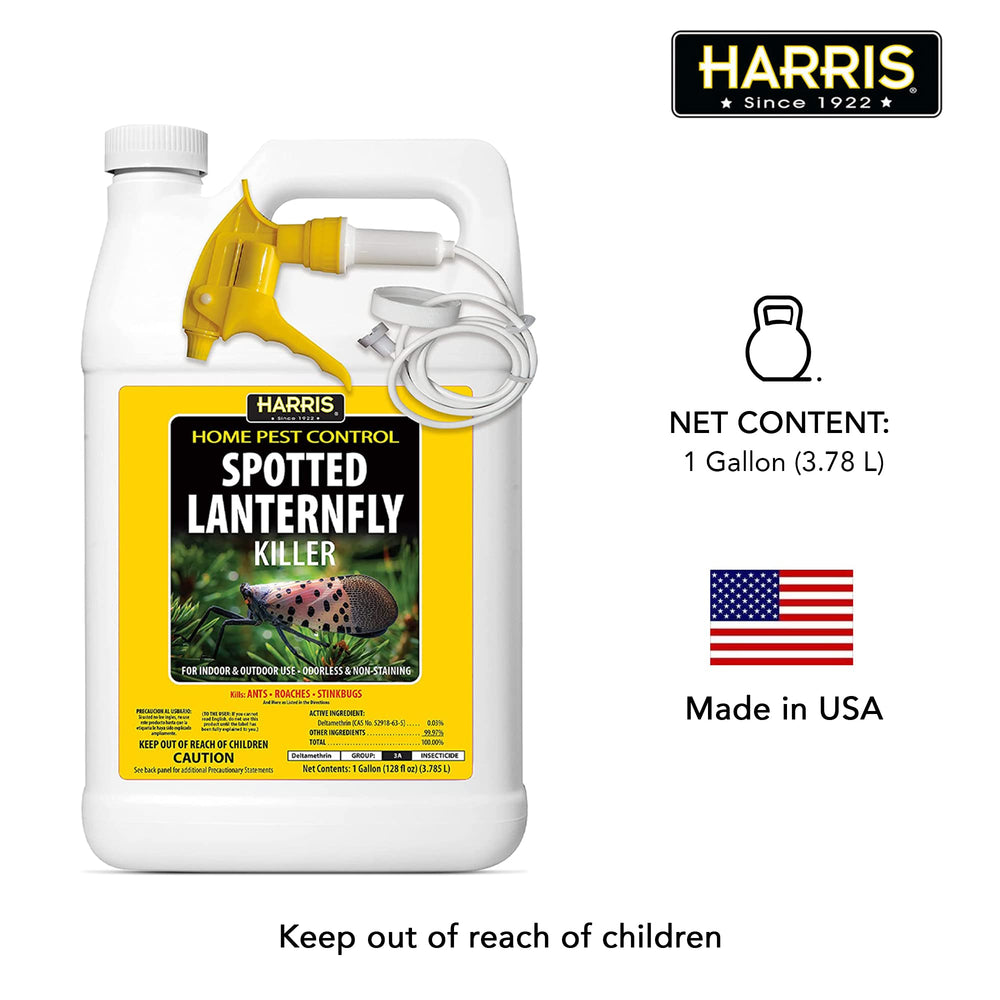 HARRIS Spotted Lantern Fly Killer 128oz close-up of liquid formula