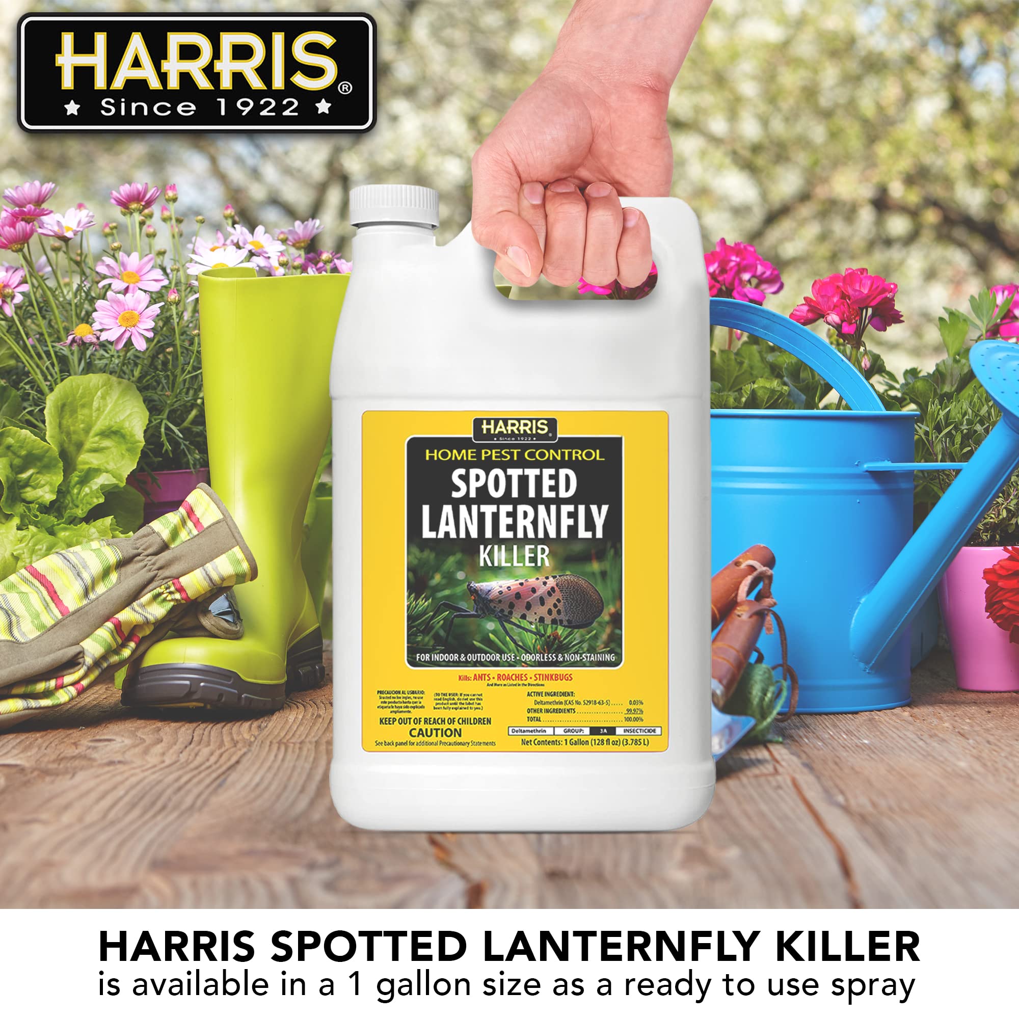 HARRIS Spotted Lantern Fly Killer 128oz ready to use in a home setting