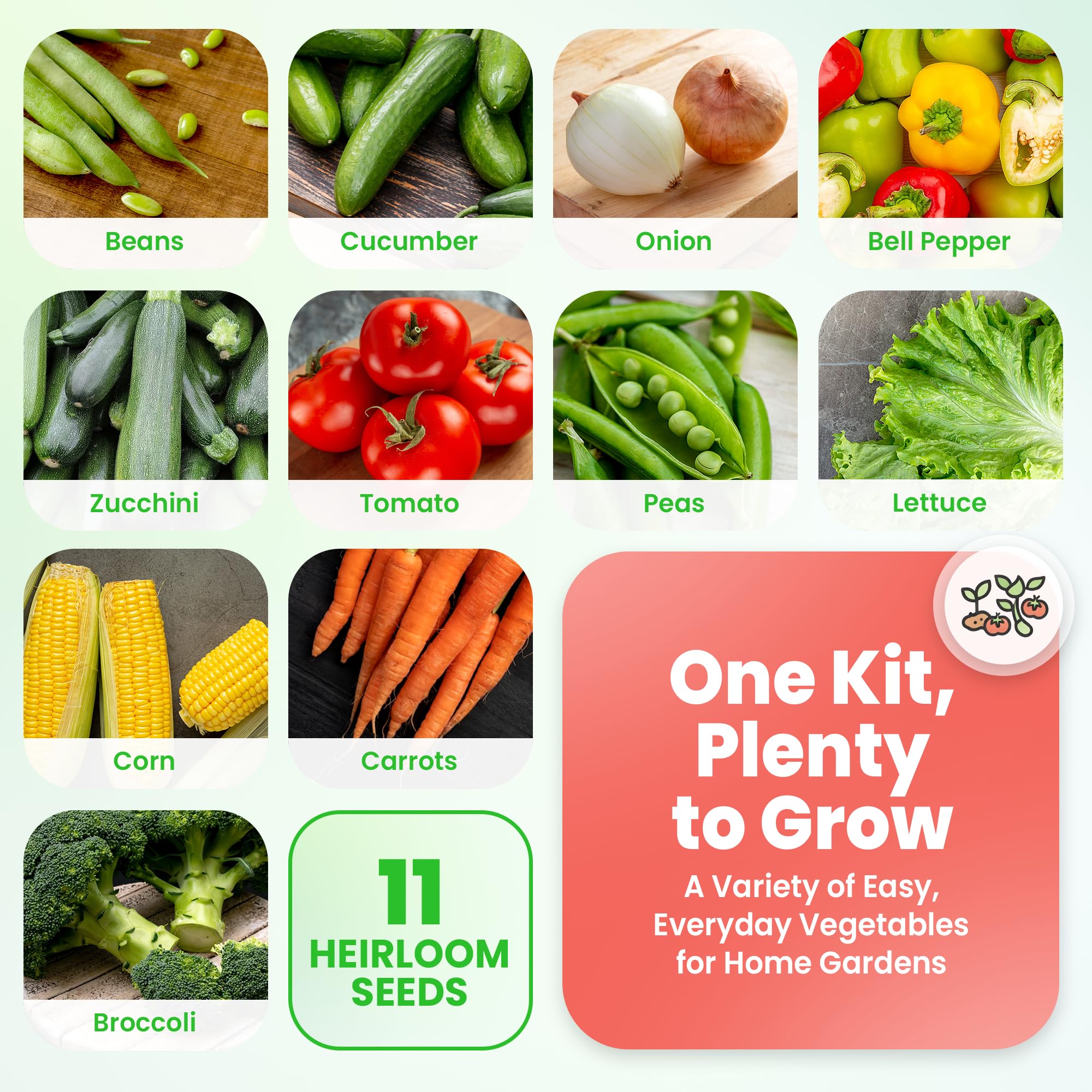 Harvesting fresh vegetables from a NatureZ Edge garden