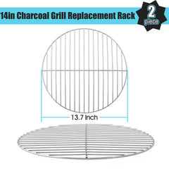 HaSteeL cooking grate side view showcasing thickness of wires