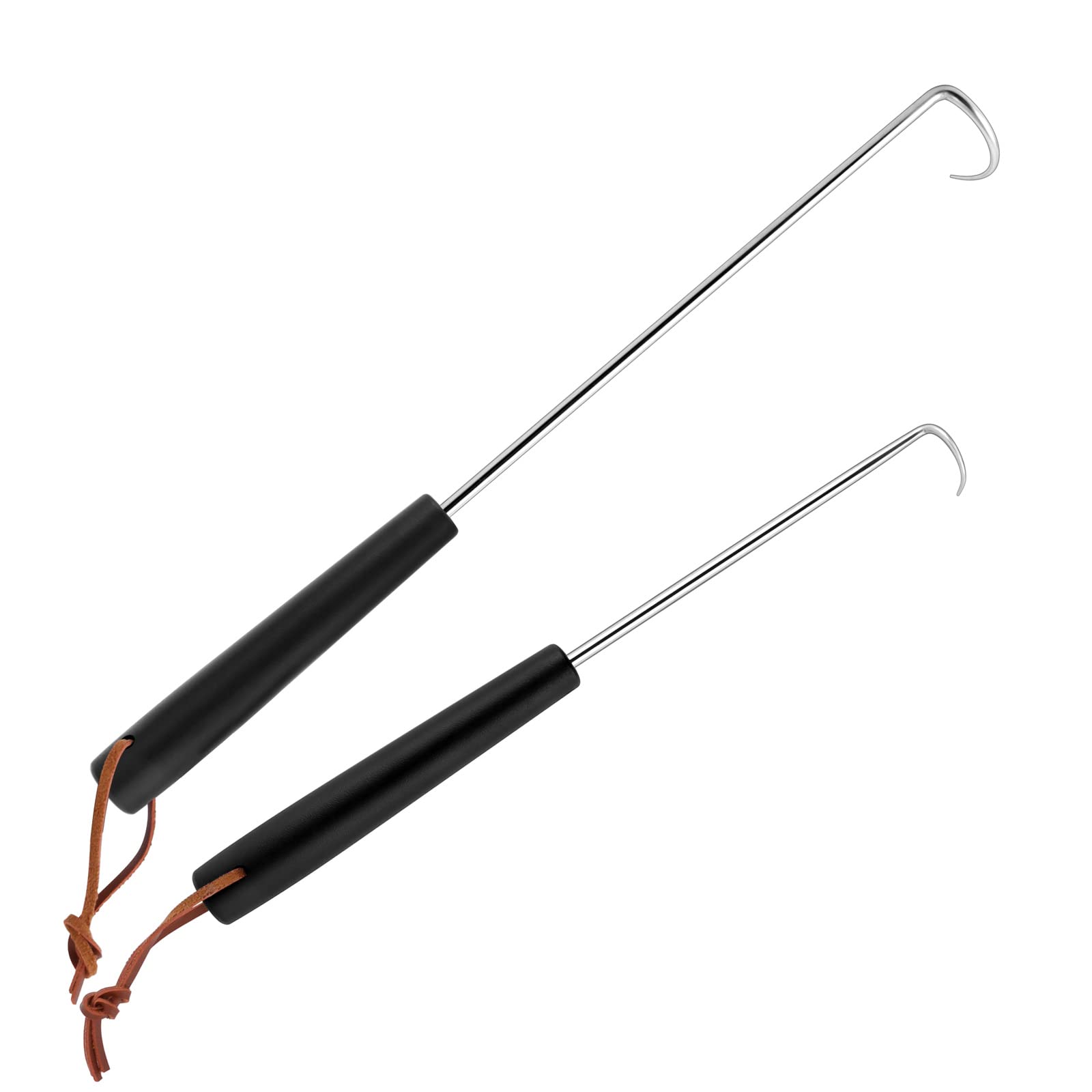 HaSteeL Meat Hook Flipper Set front view showing two sizes