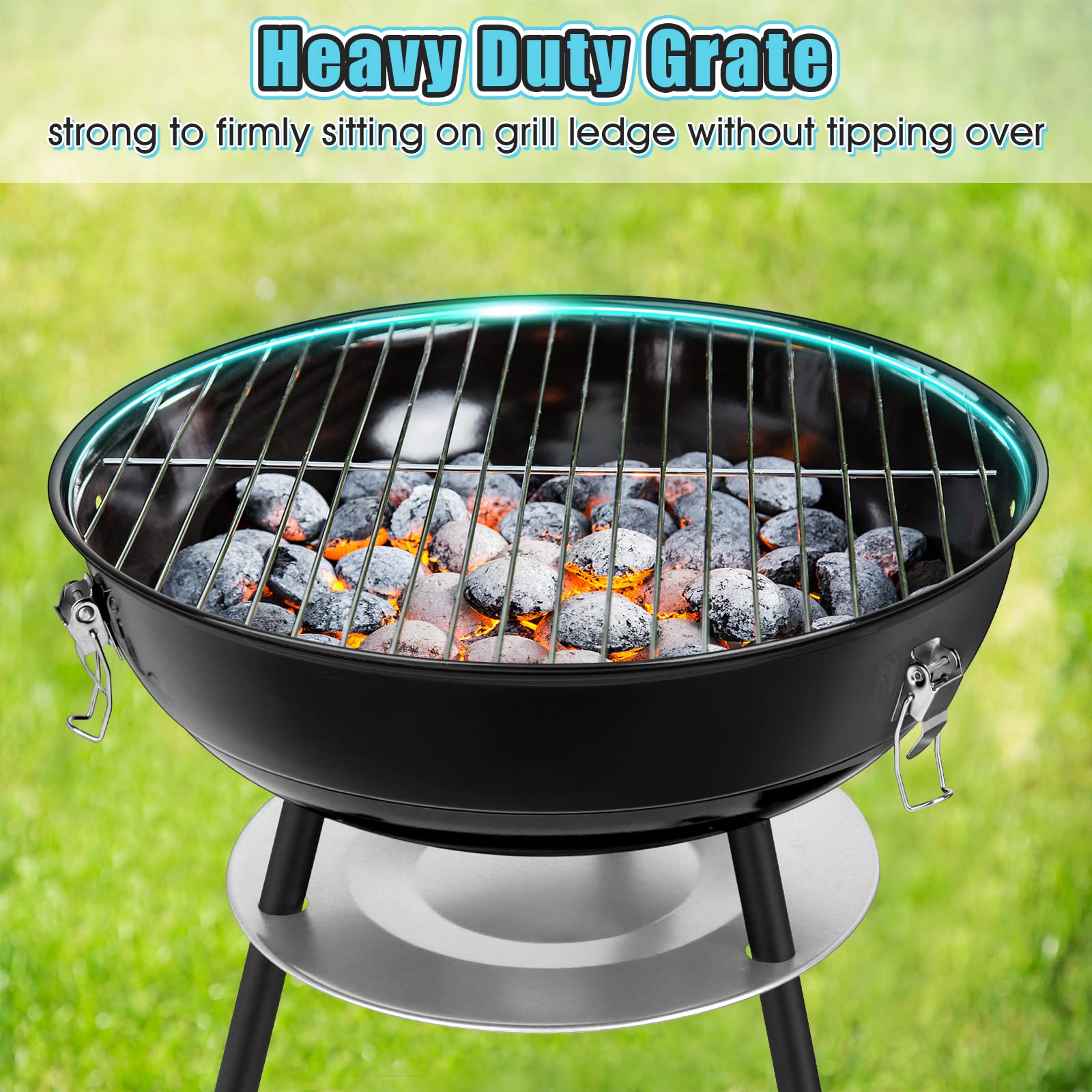 HaSteeL round cooking grate in packaging, ready for use
