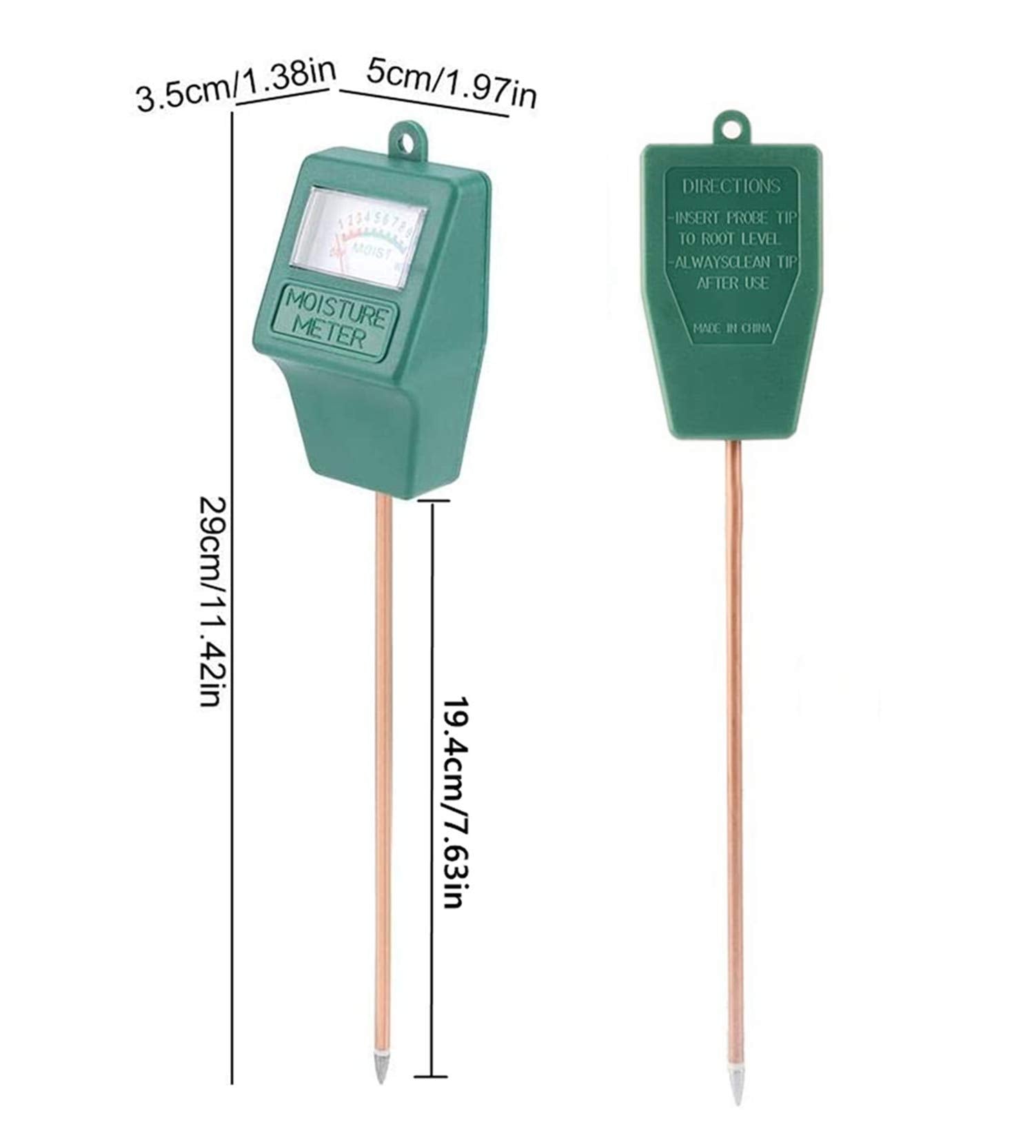 Hathdia Soil Moisture Meter close-up of the dial