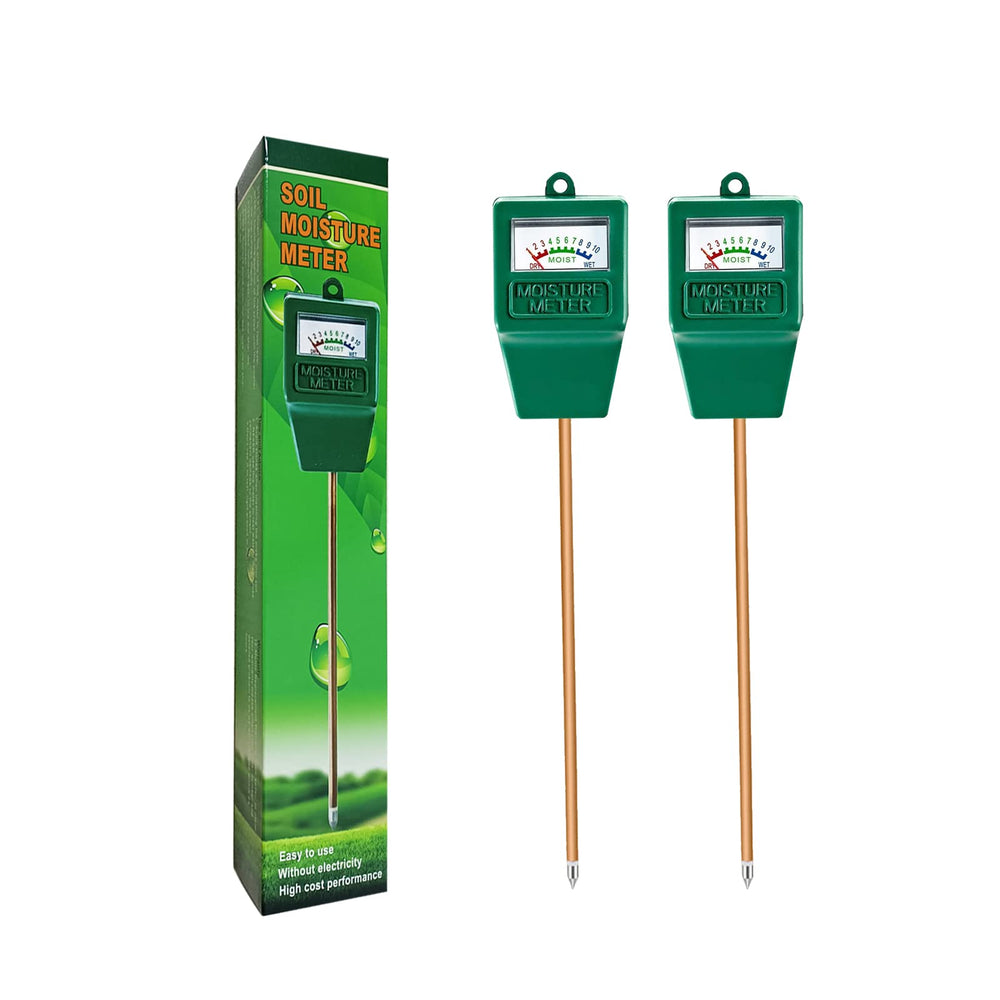 Hathdia Soil Moisture Meter displayed with soil