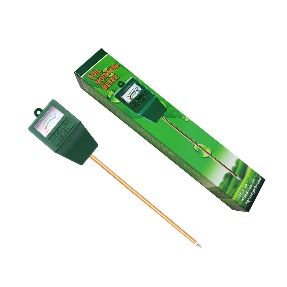 Hathdia Soil Moisture Meter next to potted plants
