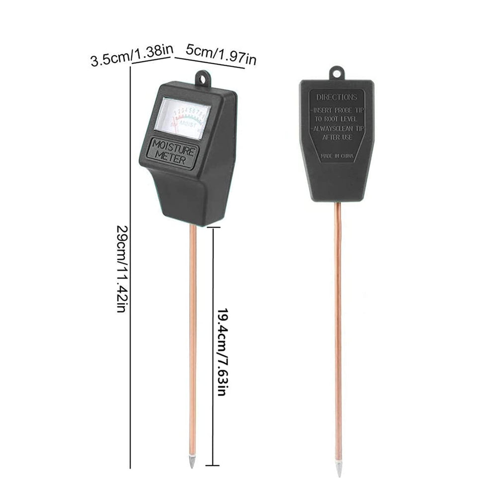 Hathdia Soil Moisture Meter used in garden setting