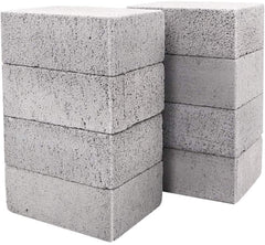 HATOKU 8 pack pumice cleaning blocks gray color front view