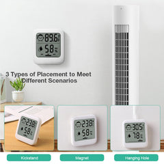 HATUSOKU Digital Thermometer and Hygrometer comfort display showing temperature
