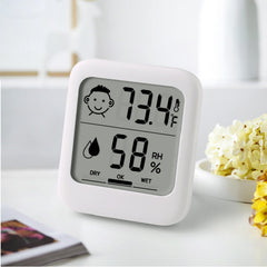 HATUSOKU Digital Thermometer and Hygrometer side view with comfort display