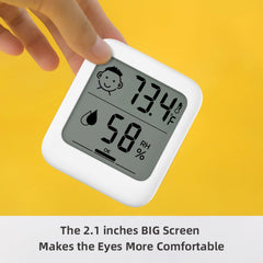 HATUSOKU Digital Thermometer and Hygrometer standing on a table
