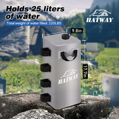 Hatway Canopy Weights attached to a tent leg
