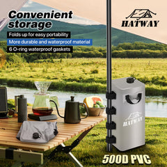 Hatway Canopy Weights filled with water