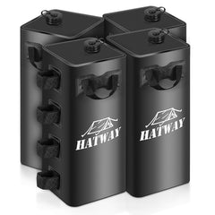 Hatway Canopy Weights Set of 4, black water bags filled with water
