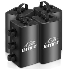 Hatway Canopy Weights Set of 4 black water bags front view