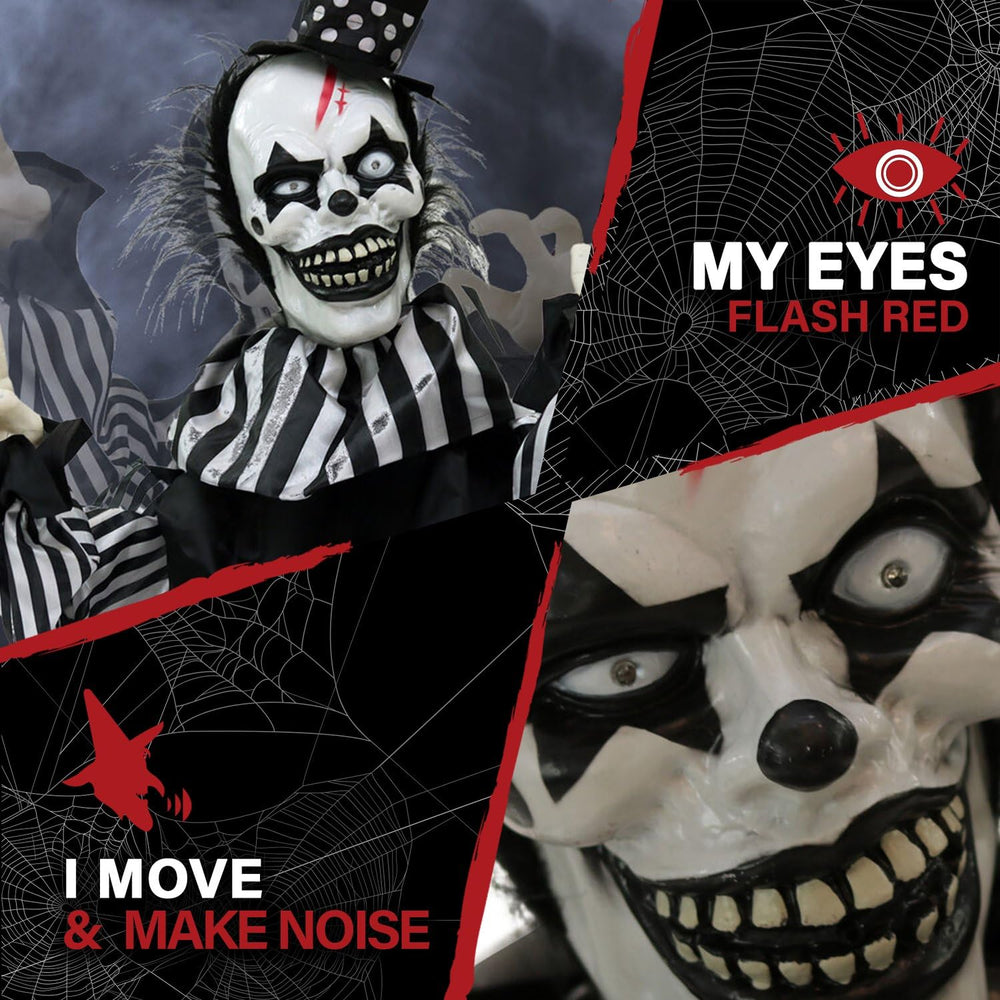 Haunted Hill Farm Clown with packaging