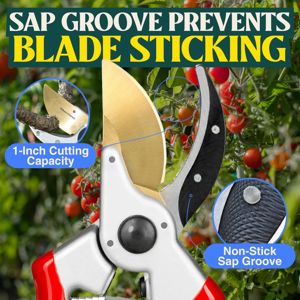 Haus & Garten ClassicPRO pruning shears in use trimming plants
