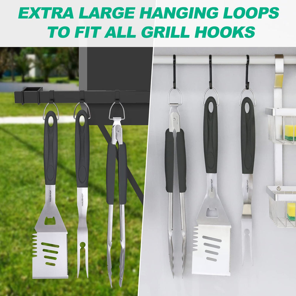HAUSHOF BBQ spatula with bottle opener feature