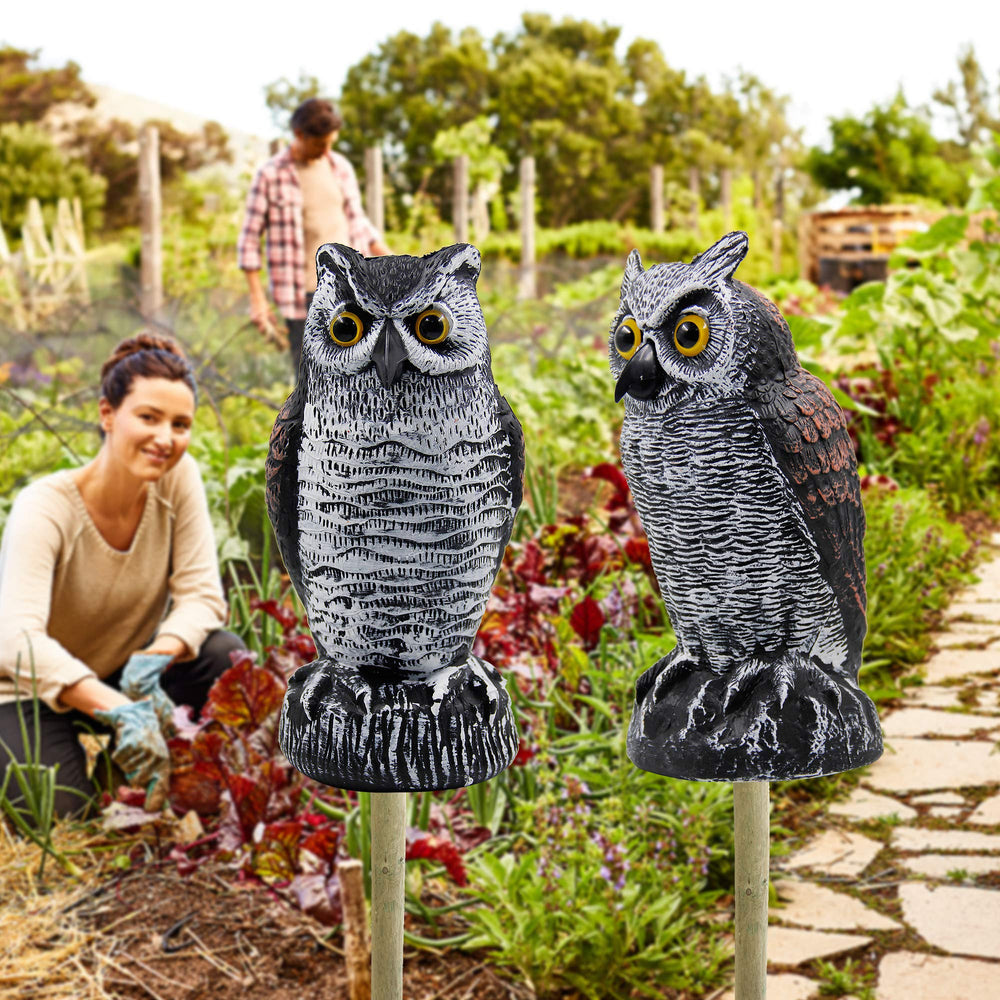 Hausse Horned Owl Decoy with sand-filled base for stability