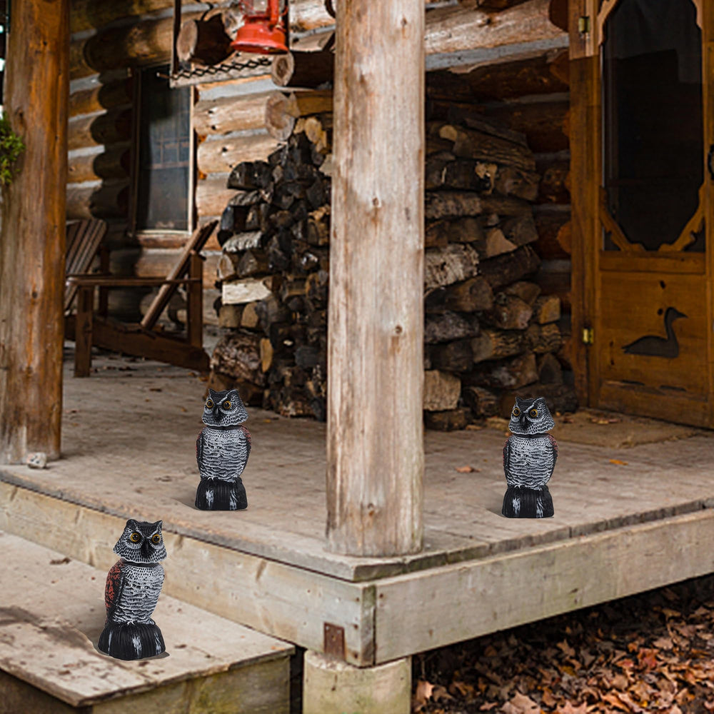 Hausse Mini Owl Decoy on a stick for easy placement