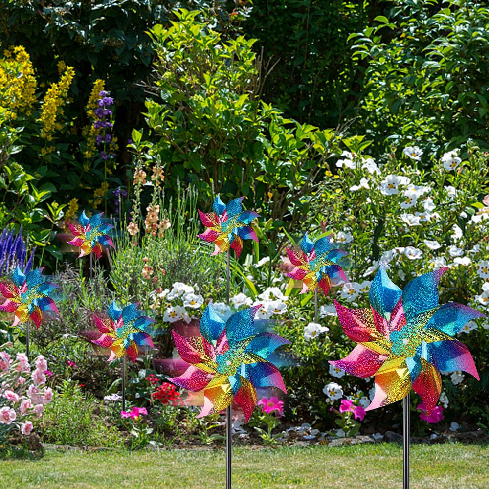 Hausse pinwheels assembled and ready for use