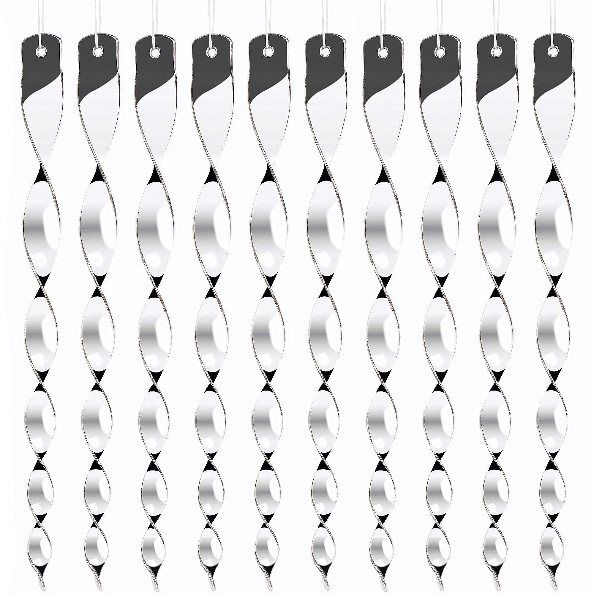 Hausse reflective bird deterrent rod front view